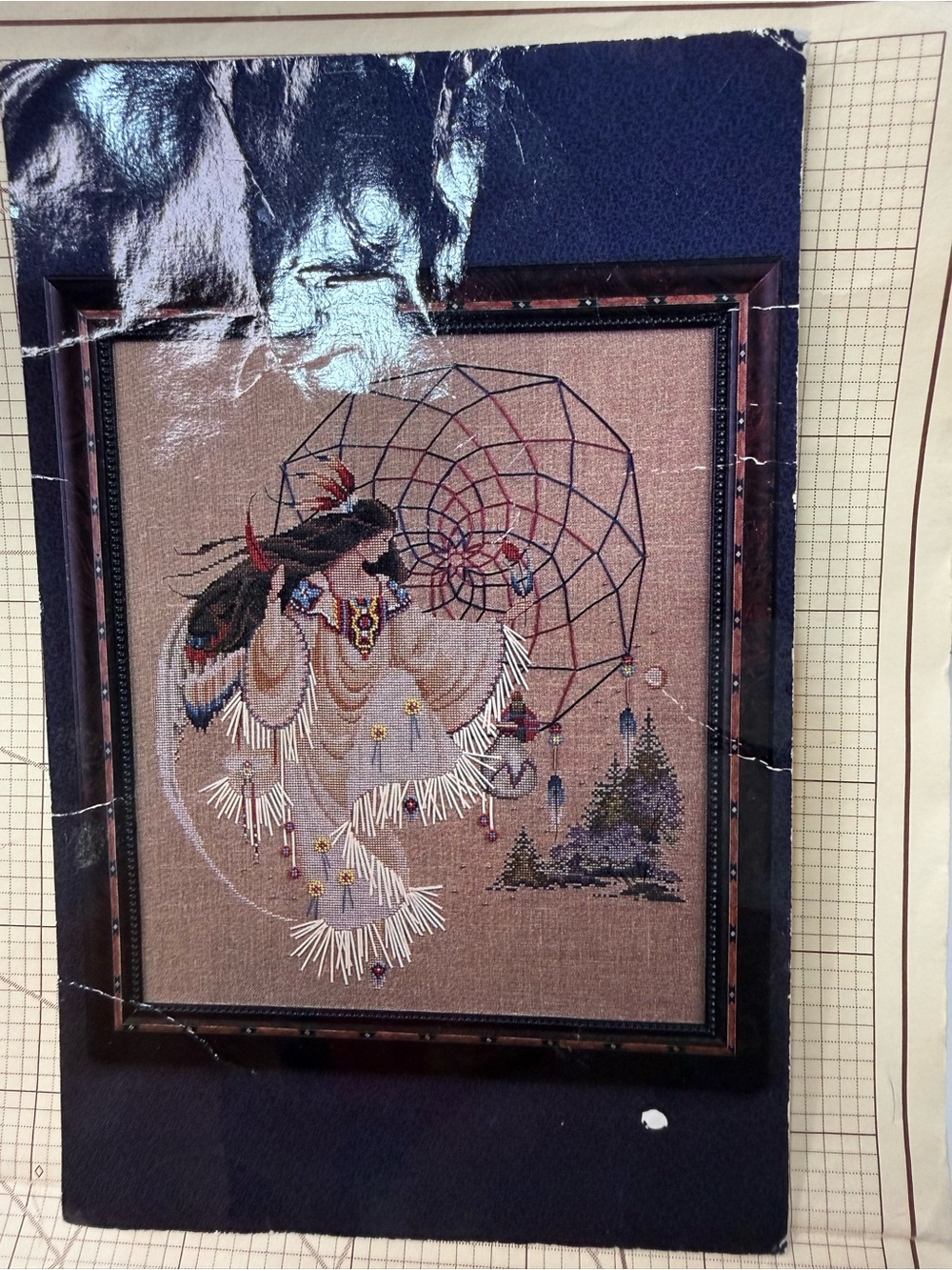Butternut Road Earth Dancer Native-Inspired Dreamcatcher Cross Stitch pattern